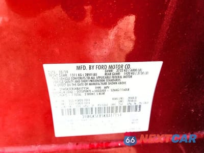 Zdjęcie 13 z 13 samochodu: 2019 FORD FLEX SEL VIN:2FMGK5C85KBA17154 - miniatura