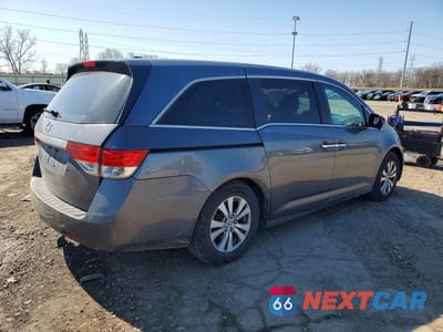 Trzecie zdjęcie samochodu z tyłu: 2014 HONDA ODYSSEY EXL VIN:5FNRL5H6XEB026098 - miniatura