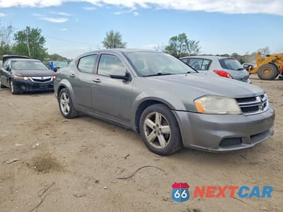 Czwarte zdjęcie samochodu z boku: 2012 DODGE AVENGER SXT VIN:1C3CDZCB9CN115582 - miniatura
