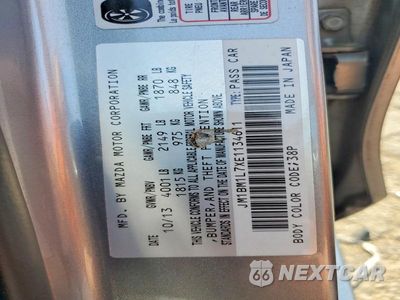 Zdjęcie 12 z 12 samochodu: 2014 MAZDA 3 TOURING VIN:JM1BM1L7XE1134611 - miniatura