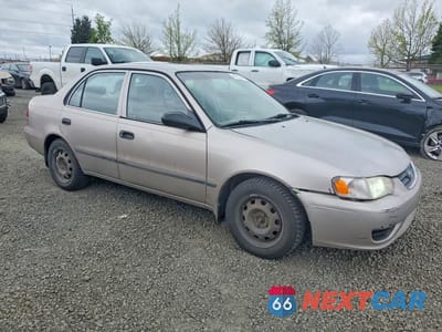 Czwarte zdjęcie samochodu z boku: 2001 TOYOTA COROLLA CE VIN:1NXBR12EX1Z462553 - miniatura