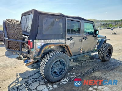 Trzecie zdjęcie samochodu z tyłu: 2016 JEEP WRANGLER UNLIMITED SPORT VIN:1C4BJWDG7GL254975 - miniatura
