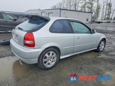 Trzecie zdjęcie samochodu z tyłu: 1999 HONDA CIVIC DX VIN:2HGEJ6347XH106263 - miniatura