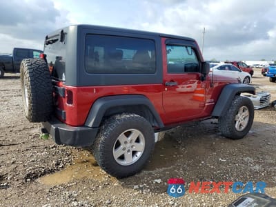 Trzecie zdjęcie samochodu z tyłu: 2012 JEEP WRANGLER SPORT VIN:1C4GJWAG5CL270046 - miniatura
