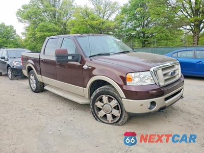 Czwarte zdjęcie samochodu z boku: 2008 FORD F150 SUPERCREW VIN:1FTPW14578KB80893 - miniatura