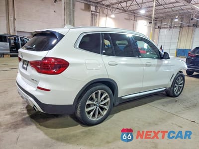 Trzecie zdjęcie samochodu z tyłu: 2019 BMW X3 XDRIVE30I VIN:5UXTR9C56KLE18337 - miniatura