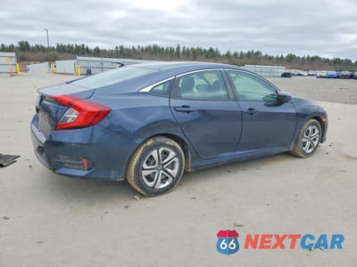 Trzecie zdjęcie samochodu z tyłu: 2018 HONDA CIVIC LX VIN:19XFC2F54JE023743 - miniatura
