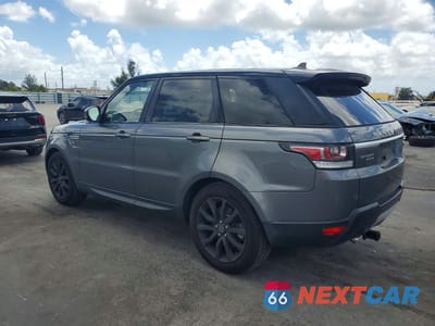 Drugie zdjęcie samochodu z przodu: 2016 LAND ROVER RANGE ROVER SPORT HSE VIN:SALWR2KF7GA663463 - miniatura