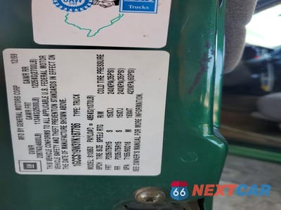 Zdjęcie 13 z 13 samochodu: 2000 CHEVROLET S TRUCK S10 VIN:1GCCS19W3YK187786 - miniatura