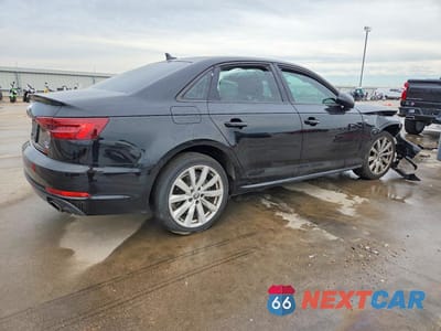 Trzecie zdjęcie samochodu z tyłu: 2018 AUDI A4 PREMIUM VIN:WAUKMAF43JA216639 - miniatura