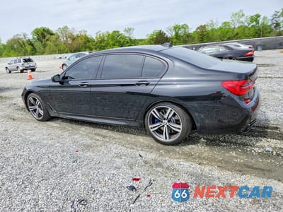 Drugie zdjęcie samochodu z przodu: 2019 BMW 740 I VIN:WBA7E2C56KB218015 - miniatura