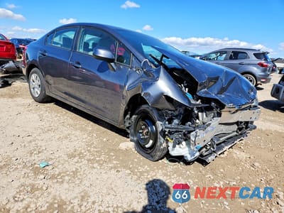 Czwarte zdjęcie samochodu z boku: 2012 HONDA CIVIC LX VIN:2HGFB2F57CH559887 - miniatura