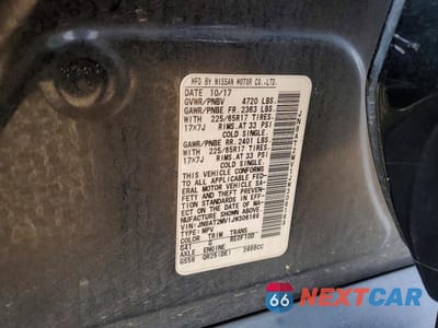 Zdjęcie 13 z 13 samochodu: 2018 NISSAN ROGUE SV VIN:JN8AT2MV1JW306169 - miniatura