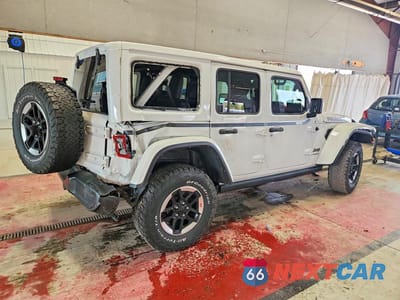 Trzecie zdjęcie samochodu z tyłu: 2021 JEEP WRANGLER UNLIMITED RUBICON VIN:1C4HJXFG6MW711024 - miniatura
