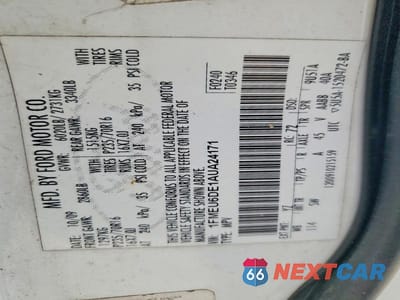 Zdjęcie 13 z 13 samochodu: 2010 FORD EXPLORER VIN:1FMEU6DE1AUA24171 - miniatura