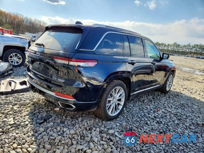 Trzecie zdjęcie samochodu z tyłu: 2024 JEEP GRAND CHEROKEE SUMMIT 4XE VIN:1C4RJYE69R8923110 - miniatura