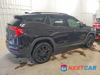 Trzecie zdjęcie samochodu z tyłu: 2019 GMC TERRAIN SLT VIN:3GKALVEV7KL334386 - miniatura