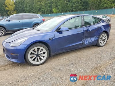 2022 TESLA MODEL 3 5YJ3E1EA7NF371610 - główne zdjęcie licytacji z USA - miniatura