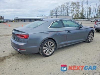 Trzecie zdjęcie samochodu z tyłu: 2018 AUDI A5 PREMIUM PLUS VIN:WAUPNAF54JA033004 - miniatura