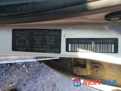 Zdjęcie 13 z 13 samochodu: 2009 HYUNDAI ACCENT GLS 4DR VIN:KMHCN45C69U371593 - miniatura