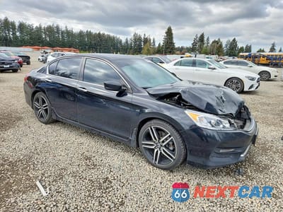 Czwarte zdjęcie samochodu z boku: 2016 HONDA ACCORD SPORT VIN:1HGCR2F59GA077957 - miniatura