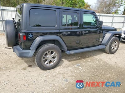 Trzecie zdjęcie samochodu z tyłu: 2020 JEEP WRANGLER UNLIMITED SPORT VIN:1C4HJXDG7LW250322 - miniatura