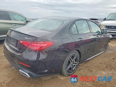 Trzecie zdjęcie samochodu z tyłu: 2023 MERCEDES-BENZ C 300 4MATIC VIN:W1KAF4HB2PR069090 - miniatura
