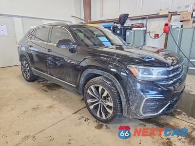 Czwarte zdjęcie samochodu z boku: 2022 VOLKSWAGEN ATLAS CROSS SPORT SEL PREMIUM R-LINE VIN:1V2FE2CA2NC207862 - miniatura