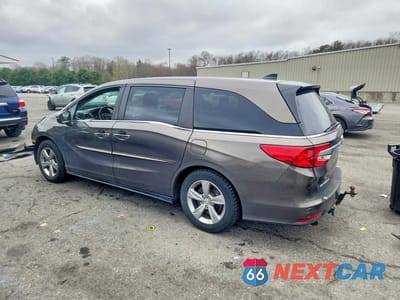 Drugie zdjęcie samochodu z przodu: 2018 HONDA ODYSSEY EXL VIN:5FNRL6H73JB097717 - miniatura