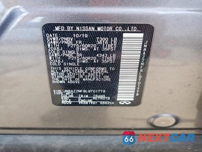 Zdjęcie 13 z 13 samochodu: 2020 INFINITI QX80 LUXE VIN:JN8AZ2NF8L9701778 - miniatura