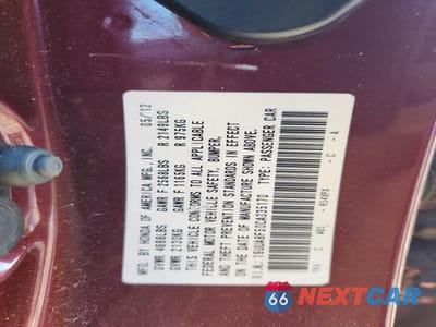 Zdjęcie 12 z 12 samochodu: 2012 ACURA TL VIN:19UUA8F50CA035170 - miniatura