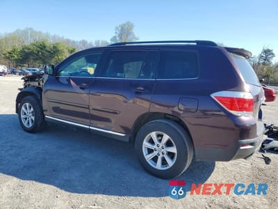 Drugie zdjęcie samochodu z przodu: 2012 TOYOTA HIGHLANDER BASE VIN:5TDBK3EH3CS098655 - miniatura