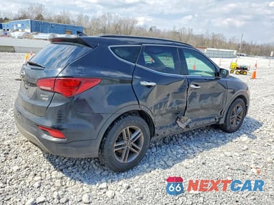 Trzecie zdjęcie samochodu z tyłu: 2017 HYUNDAI SANTA FE SPORT 2.4L VIN:5XYZUDLB4HG416154 - miniatura