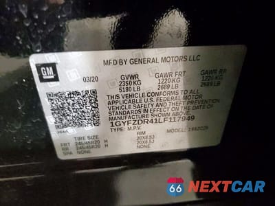 Zdjęcie 13 z 13 samochodu: 2020 CADILLAC XT4 PREMIUM LUXURY VIN:1GYFZDR41LF117949 - miniatura