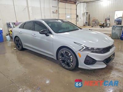Czwarte zdjęcie samochodu z boku: 2022 KIA K5 GT-LINE VIN:5XXG64J20NG128829 - miniatura