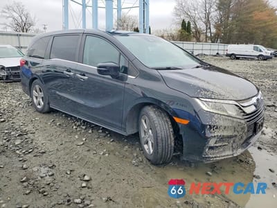 Czwarte zdjęcie samochodu z boku: 2019 HONDA ODYSSEY EXL VIN:5FNRL6H78KB087668 - miniatura