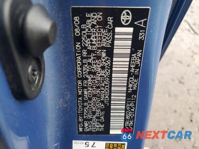 Zdjęcie 12 z 12 samochodu: 2009 TOYOTA PRIUS BASE VIN:JTDKB20U597827367 - miniatura