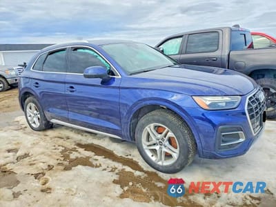 Czwarte zdjęcie samochodu z boku: 2021 AUDI Q5 PREMIUM VIN:WA1AAAFY6M2065363 - miniatura