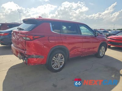 Trzecie zdjęcie samochodu z tyłu: 2022 MITSUBISHI OUTLANDER ES VIN:JA4J3TA88NZ032581 - miniatura