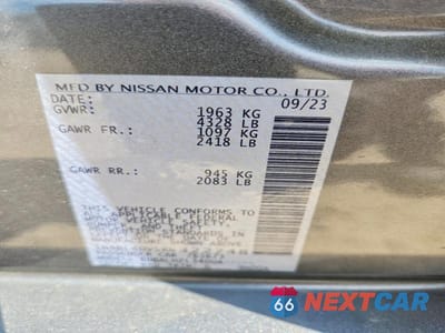 Zdjęcie 12 z 12 samochodu: 2024 NISSAN ALTIMA 2.5 SV VIN:1N4BL4DV5RN322748 - miniatura