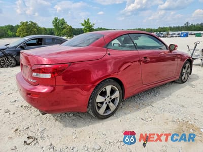 Trzecie zdjęcie samochodu z tyłu: 2010 LEXUS IS 350 VIN:JTHFE2C26A2504674 - miniatura