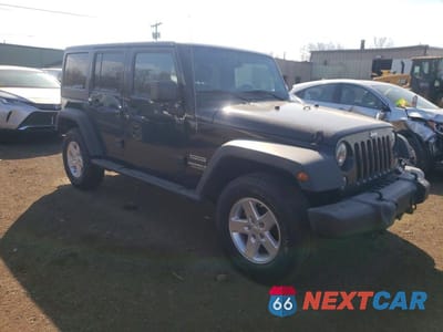 Czwarte zdjęcie samochodu z boku: 2015 JEEP WRANGLER UNLIMITED SPORT VIN:1C4BJWDG9FL657449 - miniatura