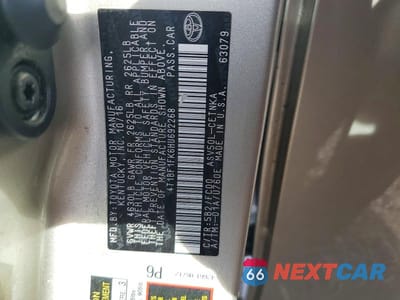 Zdjęcie 12 z 12 samochodu: 2017 TOYOTA CAMRY LE VIN:4T1BF1FK6HU692268 - miniatura