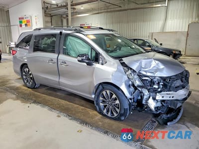 Czwarte zdjęcie samochodu z boku: 2022 HONDA ODYSSEY EXL VIN:5FNRL6H71NB059960 - miniatura