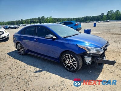 Czwarte zdjęcie samochodu z boku: 2021 KIA FORTE GT VIN:3KPF44AC3ME370435 - miniatura