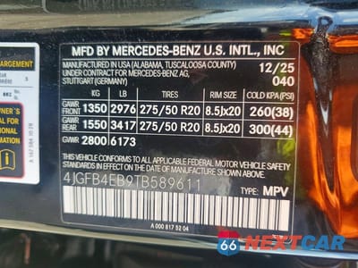 Zdjęcie 13 z 13 samochodu: 2026 MERCEDES-BENZ GLE 350 VIN:4JGFB4EB9TB589611 - miniatura