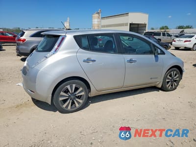 Trzecie zdjęcie samochodu z tyłu: 2017 NISSAN LEAF SL VIN:1N4BZ0CP8HC301977 - miniatura