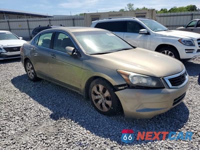 Czwarte zdjęcie samochodu z boku: 2010 HONDA ACCORD EXL VIN:1HGCP2F86AA045460 - miniatura