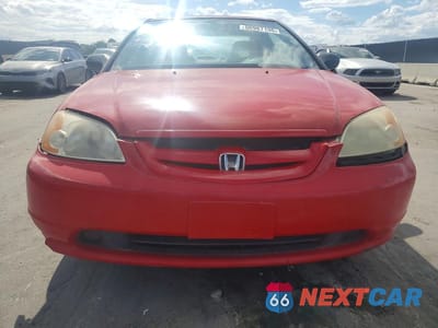 Piąte zdjęcie samochodu w środku: 2002 HONDA CIVIC LX VIN:1HGEM22552L005891 - miniatura