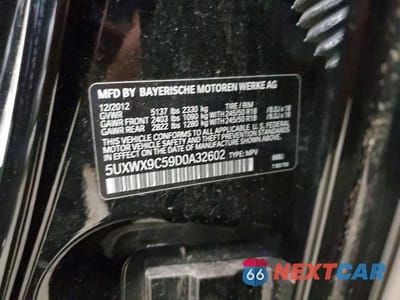 Zdjęcie 13 z 13 samochodu: 2013 BMW X3 XDRIVE28I VIN:5UXWX9C59D0A32602 - miniatura